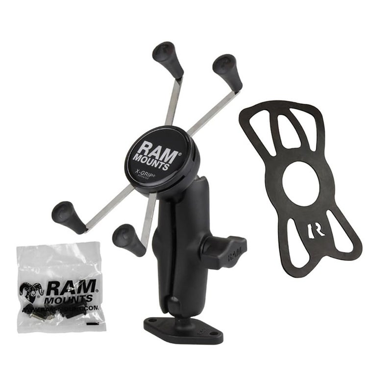 RAM Mounts X-Grip Large Phone Mount with Diamond Base RAM-B-102-UN10U with Medium Arm - Image 3